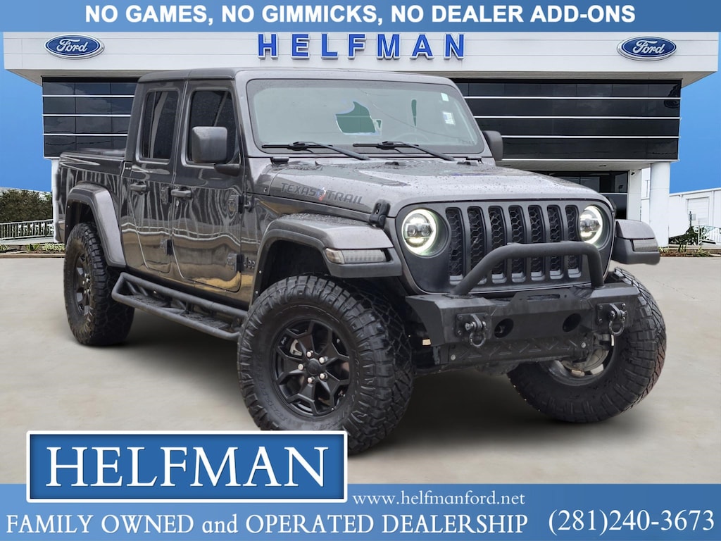 Used 2022 Jeep Gladiator Texas Trail Truck Crew Cab