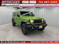Used 2025 Jeep Wrangler Sport S SUV 1C4PJXDN0SW646150 for Sale in Houston, TX at River Oaks Chrysler Jeep Dodge Ram