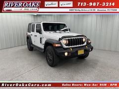 Used 2024 Jeep Wrangler Sport S SUV 1C4PJXDN0RW366447 for Sale in Houston, TX at River Oaks Chrysler Jeep Dodge Ram