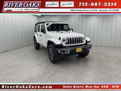 Used 2024 Jeep Wrangler Sahara SUV 1C4PJXEG1RW254336 for Sale in Houston, TX at River Oaks Chrysler Jeep Dodge Ram