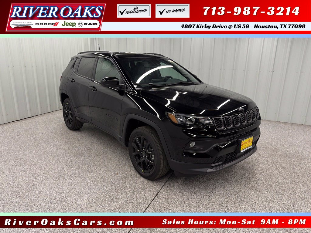 New 2027 Jeep Compass Latitude Sport Utility for Sale in Houston, TX at River Oaks Chrysler Jeep Dodge Ram