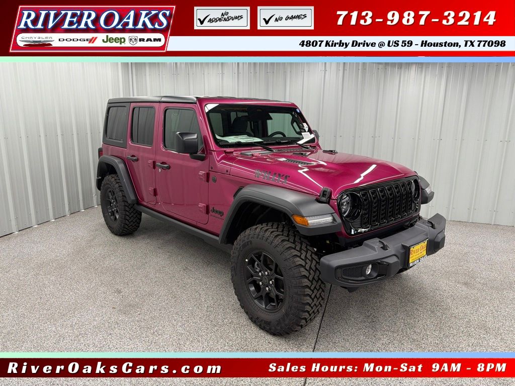 New 2026 Jeep Wrangler 4-DOOR WILLYS