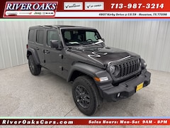 Used 2025 Jeep Wrangler Sport S SUV 1C4PJXDG0SW544607 for Sale in Houston, TX at River Oaks Chrysler Jeep Dodge Ram