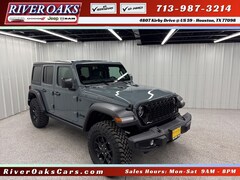 2026 Jeep Wrangler 4-DOOR WILLYS Sport Utility for Sale in Houston, TX at River Oaks Chrysler Jeep Dodge Ram