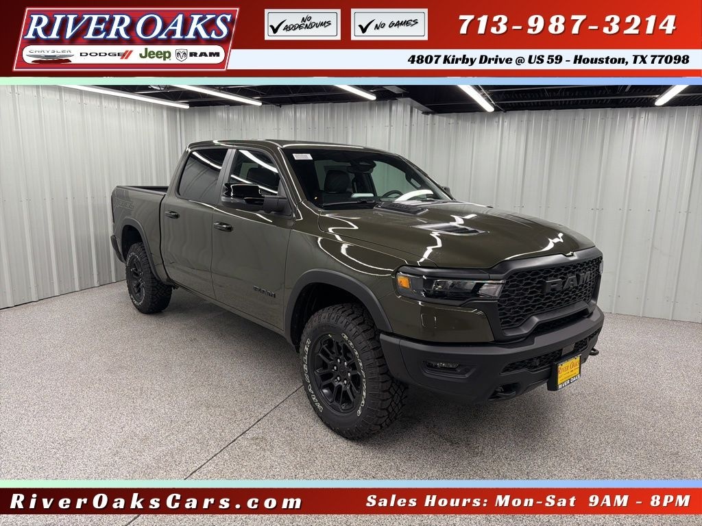 New 2026 Ram 1500 REBEL CREW CAB 4X4 5'7 BOX Pickup