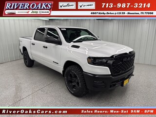 2026 Ram 1500 WARLOCK CREW CAB 4X4 5'7 BOX Pickup for Sale in Houston, TX at River Oaks Chrysler Jeep Dodge Ram