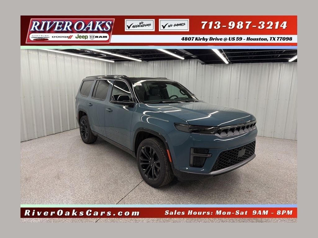 New 2026 Jeep Grand Wagoneer SUMMIT OBSIDIAN 4X4 Sport Utility