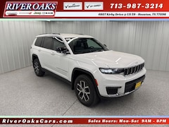 Used 2025 Jeep Grand Cherokee L Limited SUV 1C4RJJBG1S8690964 for Sale in Houston, TX at River Oaks Chrysler Jeep Dodge Ram