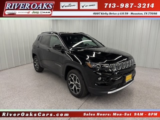 New 2026 Jeep Compass LIMITED 4X4 Sport Utility for Sale in Houston, TX at River Oaks Chrysler Jeep Dodge Ram