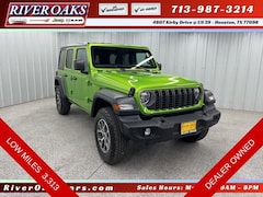 Used 2025 Jeep Wrangler Sport S SUV 1C4PJXDG0SW535096 for Sale in Houston, TX at River Oaks Chrysler Jeep Dodge Ram