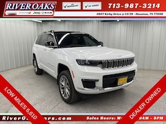 Used 2025 Jeep Grand Cherokee L Summit SUV 1C4RJKEG0S8702717 for Sale in Houston, TX at River Oaks Chrysler Jeep Dodge Ram