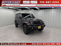 Used 2024 Jeep Wrangler Sport S SUV 1C4PJXDG3RW341074 for Sale in Houston, TX at River Oaks Chrysler Jeep Dodge Ram