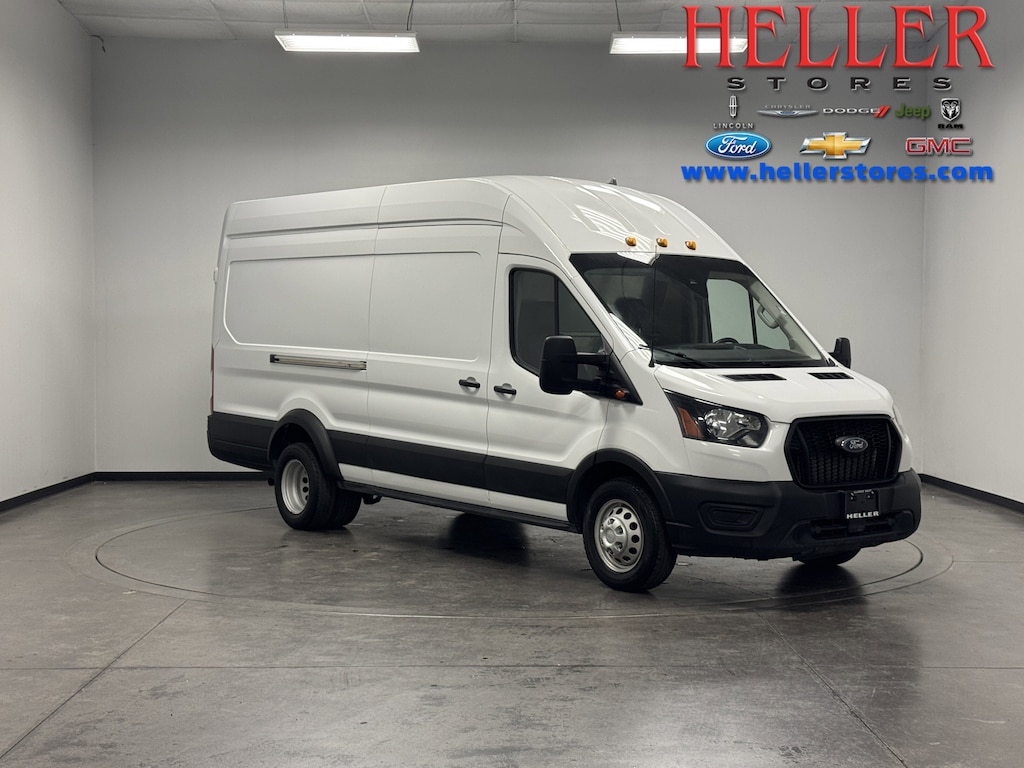Used 2023 Ford Transit-350 148 WB High Roof Extended Cargo DRW Cargo Van
