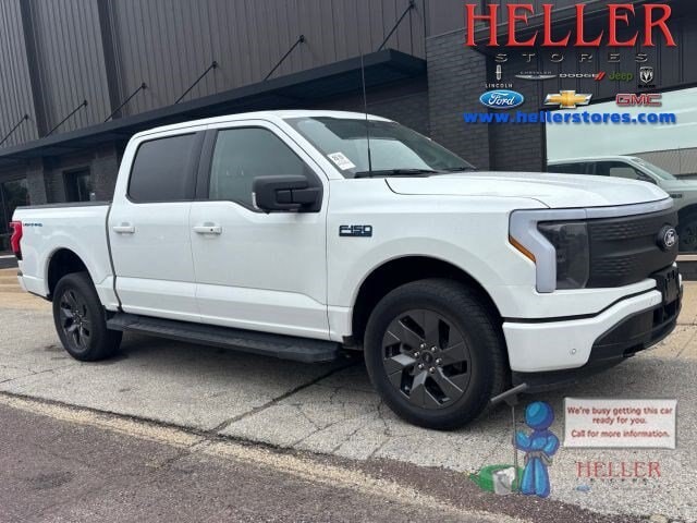Used 2025 Ford F-150 Lightning Flash with VIN 1FTVW3LU7SWG19568 for sale in Pontiac, IL