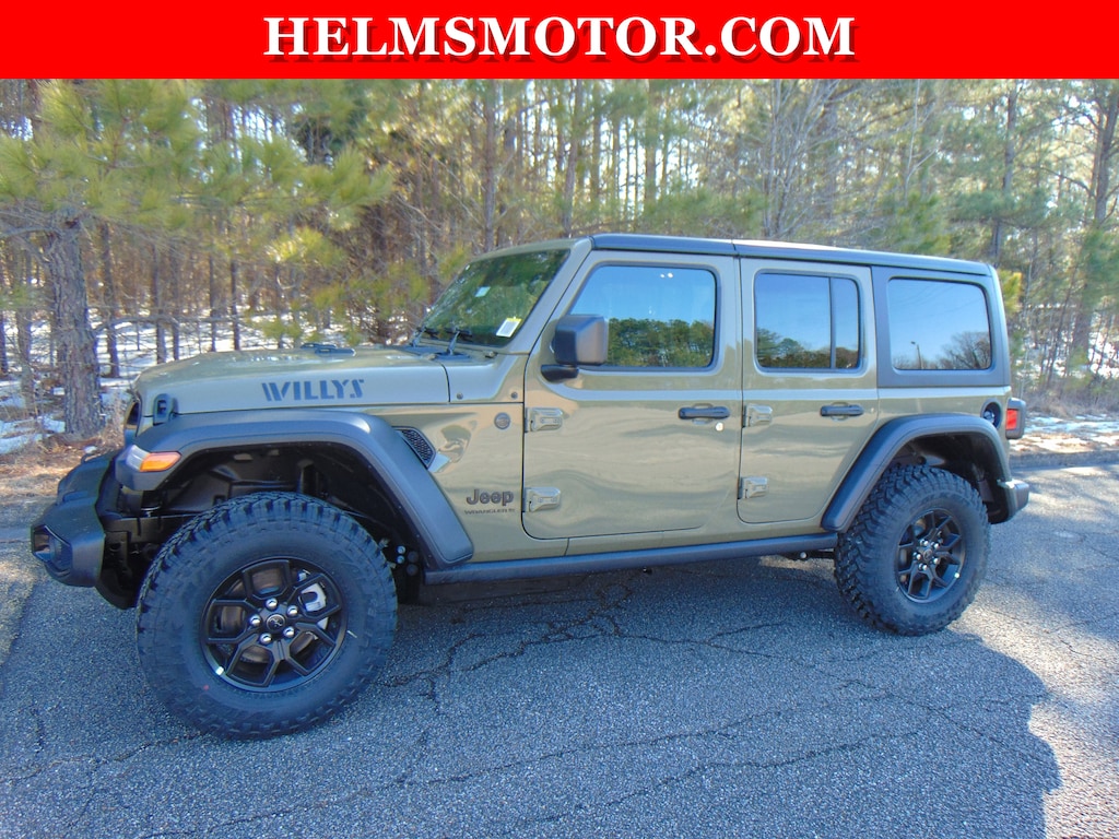 New 2026 Jeep Wrangler 4-DOOR WILLYS Sport Utility