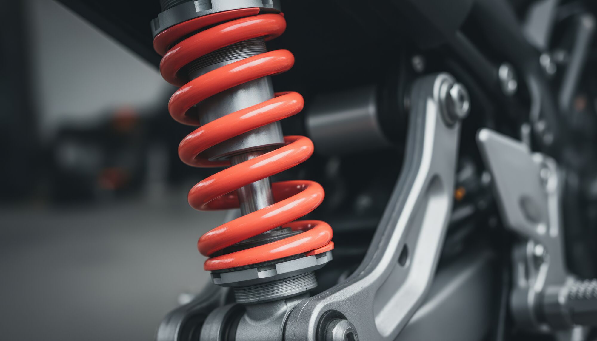 View of a suspension