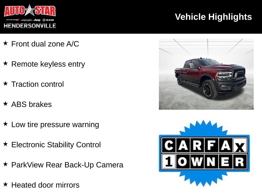 Used 2023 Ram 2500 Power Wagon Truck Crew Cab