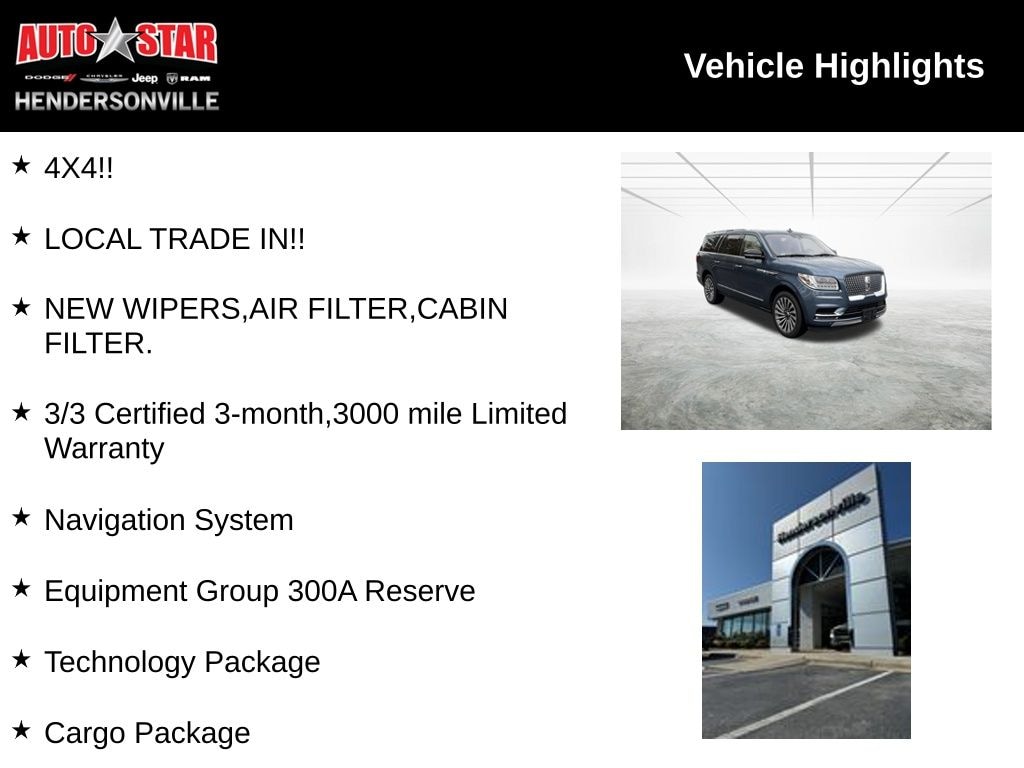 Used 2018 Lincoln Navigator L Reserve SUV