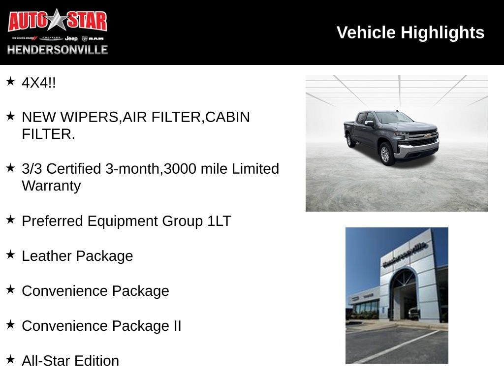 Used 2019 Chevrolet Silverado 1500 LT Truck Crew Cab