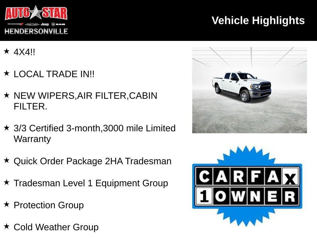 Used 2023 Ram 3500 Tradesman Truck Crew Cab