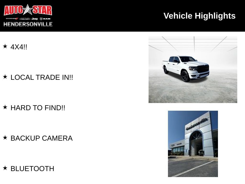 Used 2023 Ram 1500 Big Horn/Lone Star Truck Crew Cab