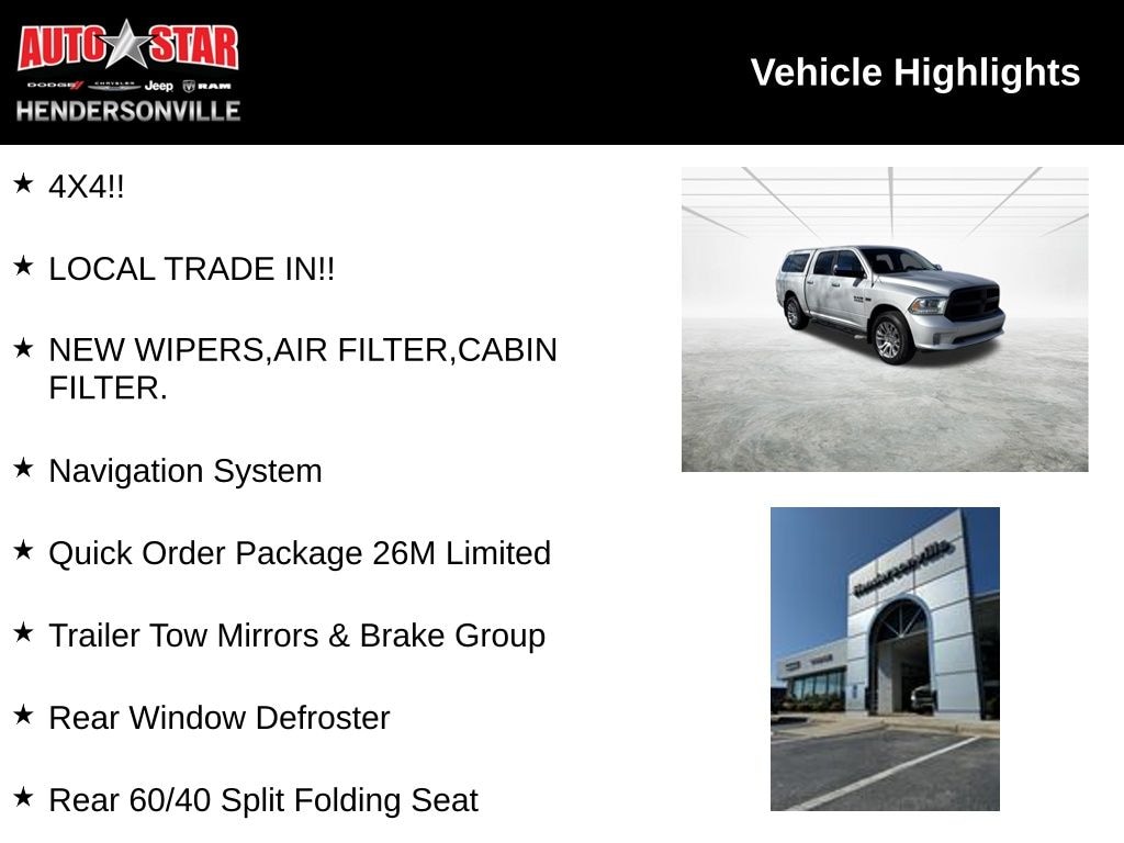 Used 2014 Ram 1500 Laramie Longhorn Truck Crew Cab
