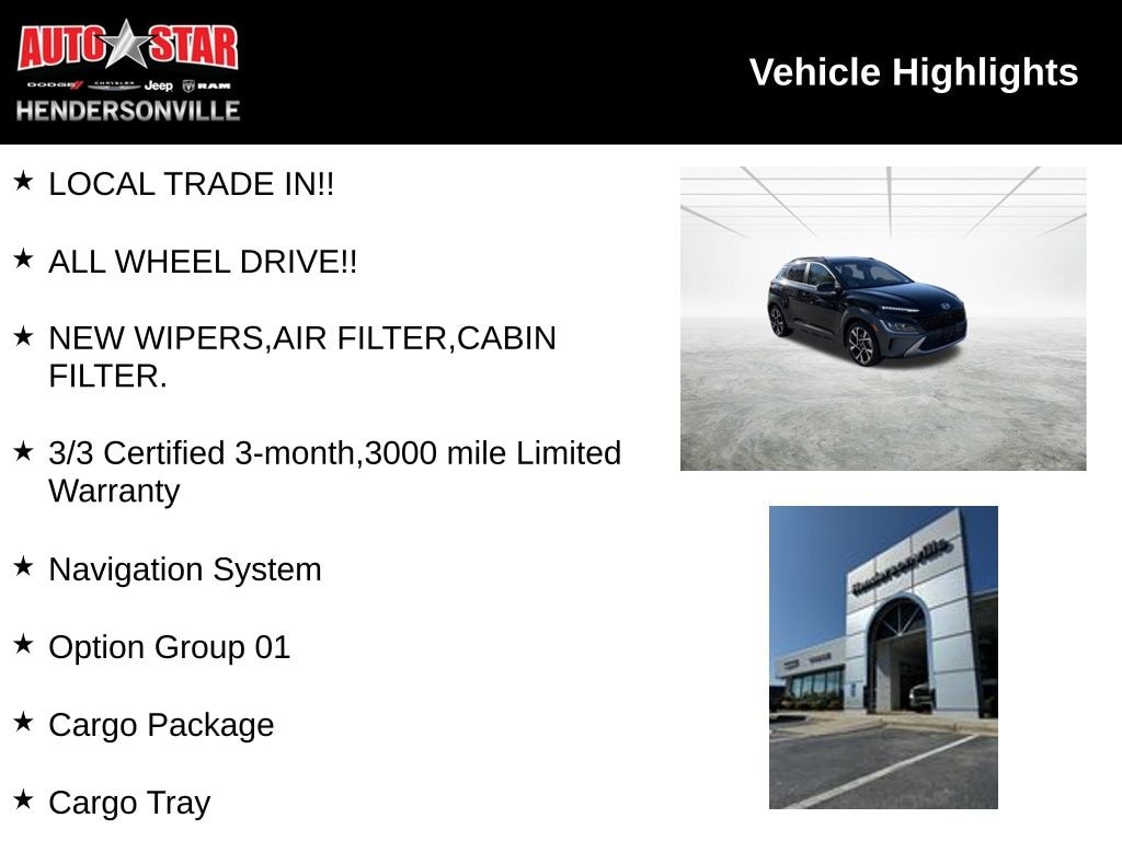 Used 2023 Hyundai Kona Limited SUV