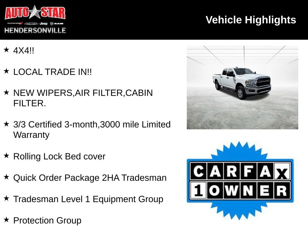 Used 2023 Ram 3500 Tradesman Truck Crew Cab
