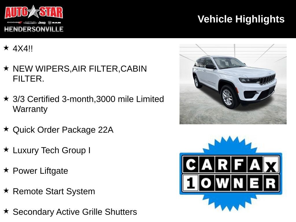 Used 2022 Jeep Grand Cherokee Laredo SUV