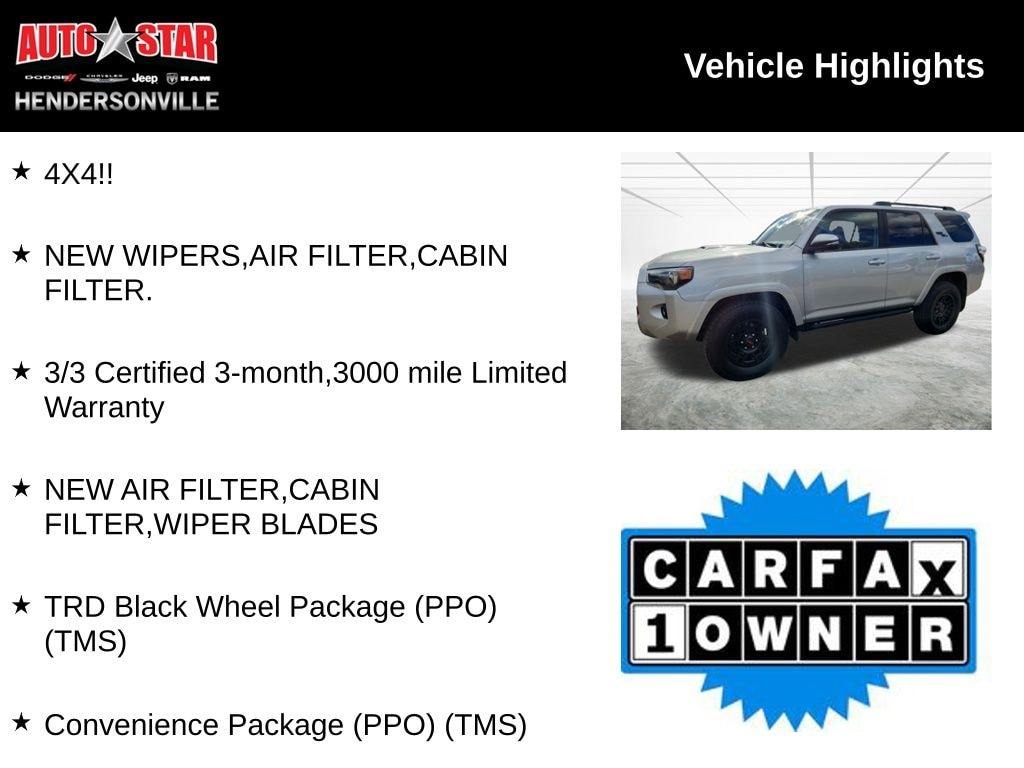 Used 2022 Toyota 4Runner TRD Off-Road Premium SUV