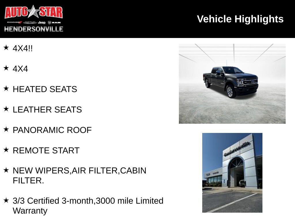 Used 2020 Ford F-250SD Platinum Truck Crew Cab