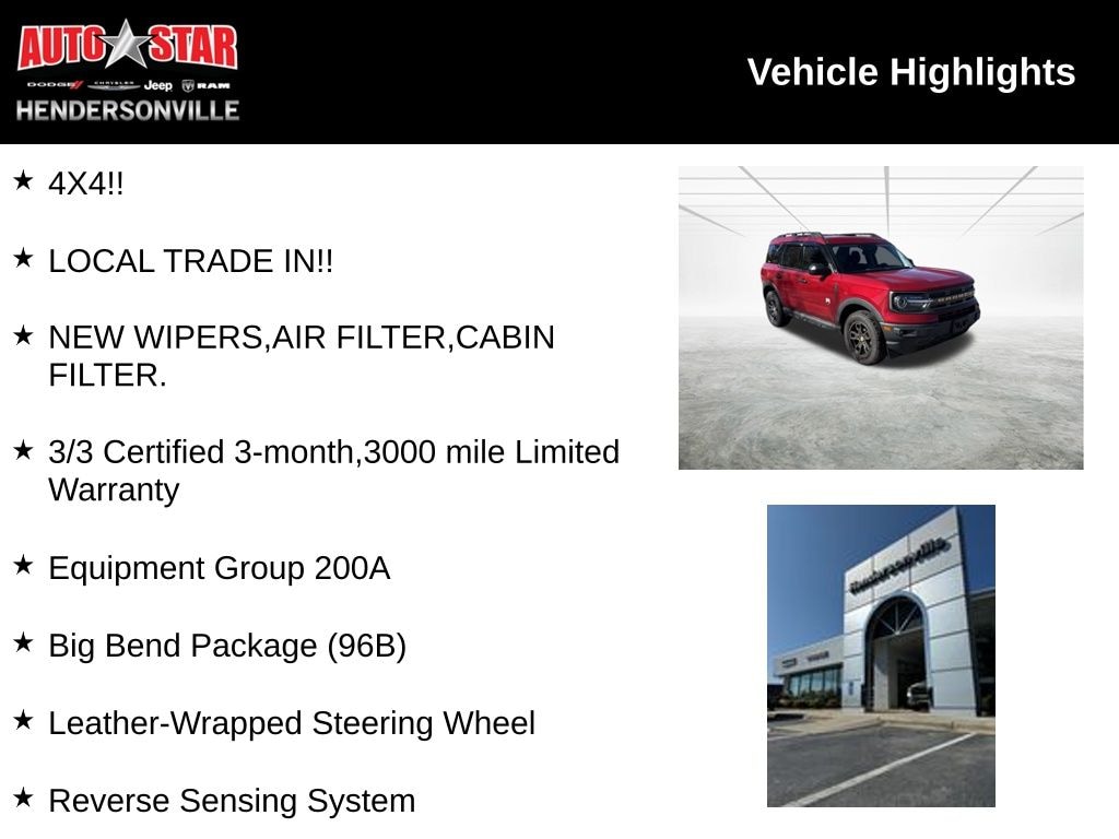 Used 2021 Ford Bronco Sport Big Bend SUV