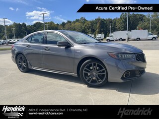 2019 Acura TLX w/A-Spec Pkg Red Leather Sedan