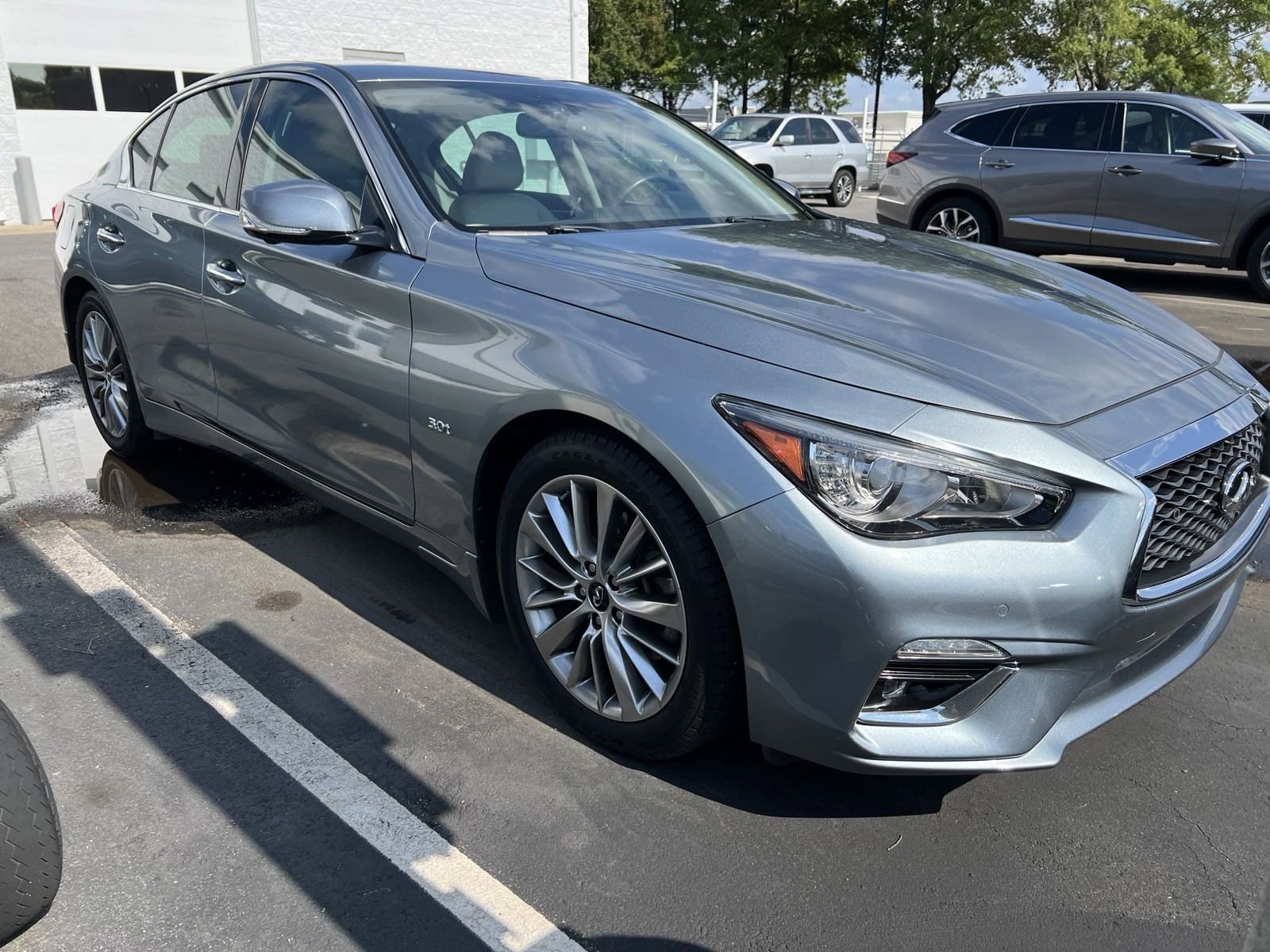 Used 2018 INFINITI Q50 LUXE with VIN JN1EV7AP1JM361682 for sale in Charlotte, NC