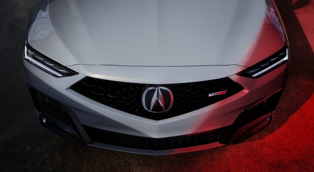 Front of a white 2025 Acura MDX Type S