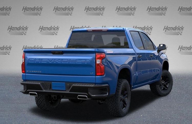 2023 Chevrolet Silverado Hendrick Cars Rear Angle blog.jpg