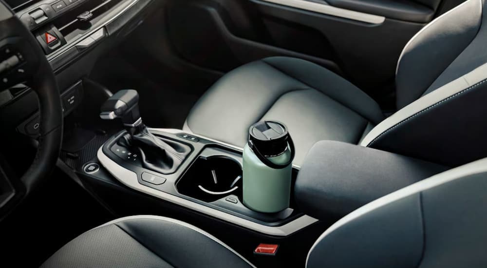 Center console in a 2026 Kia K4