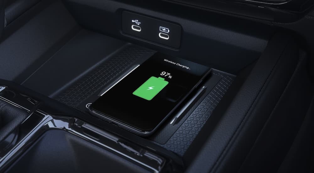 Phone charging in the center console of a 2026 Honda Accord
