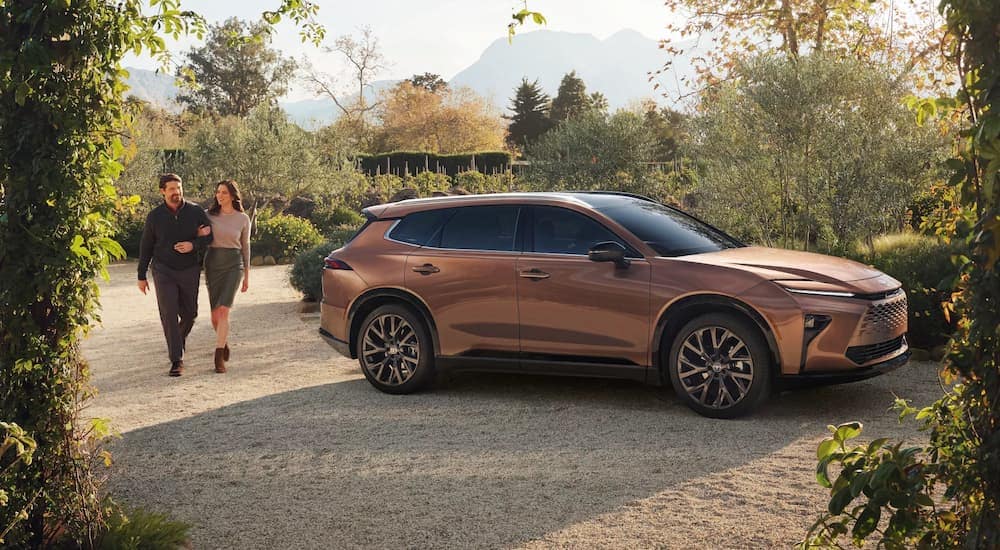 Brown 2026 Toyota Crown Signia parked off-road.