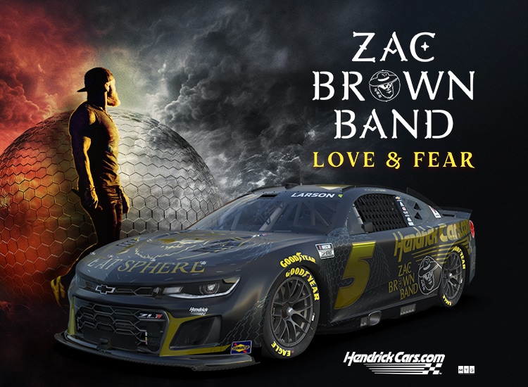HendrickCars.com Partners with Zac Brown Band to Rock NASCAR