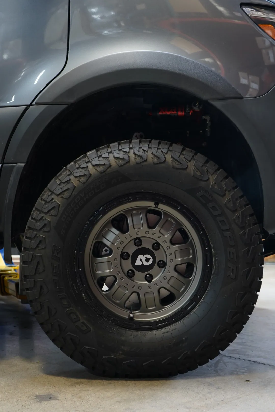 Agile Off-Road Overlander HD wheel installed on Mercedes-Benz Sprinter van
