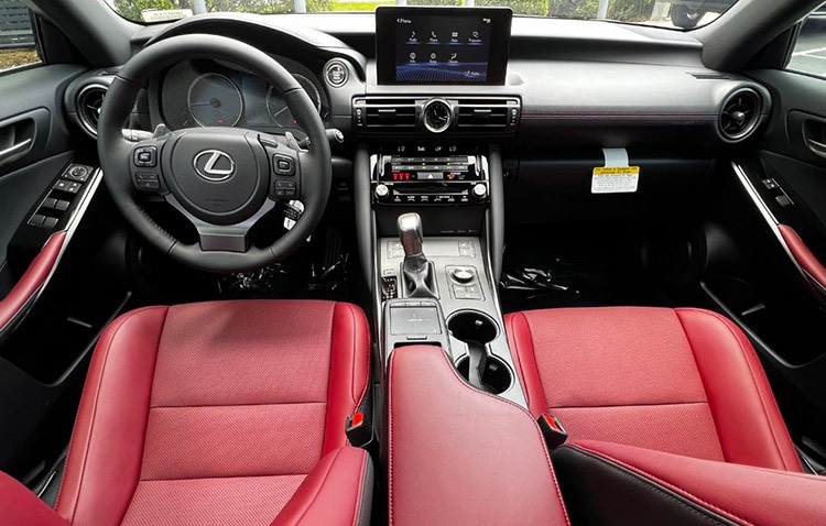 Lexus IS interior dash Hendrick Cars.jpg
