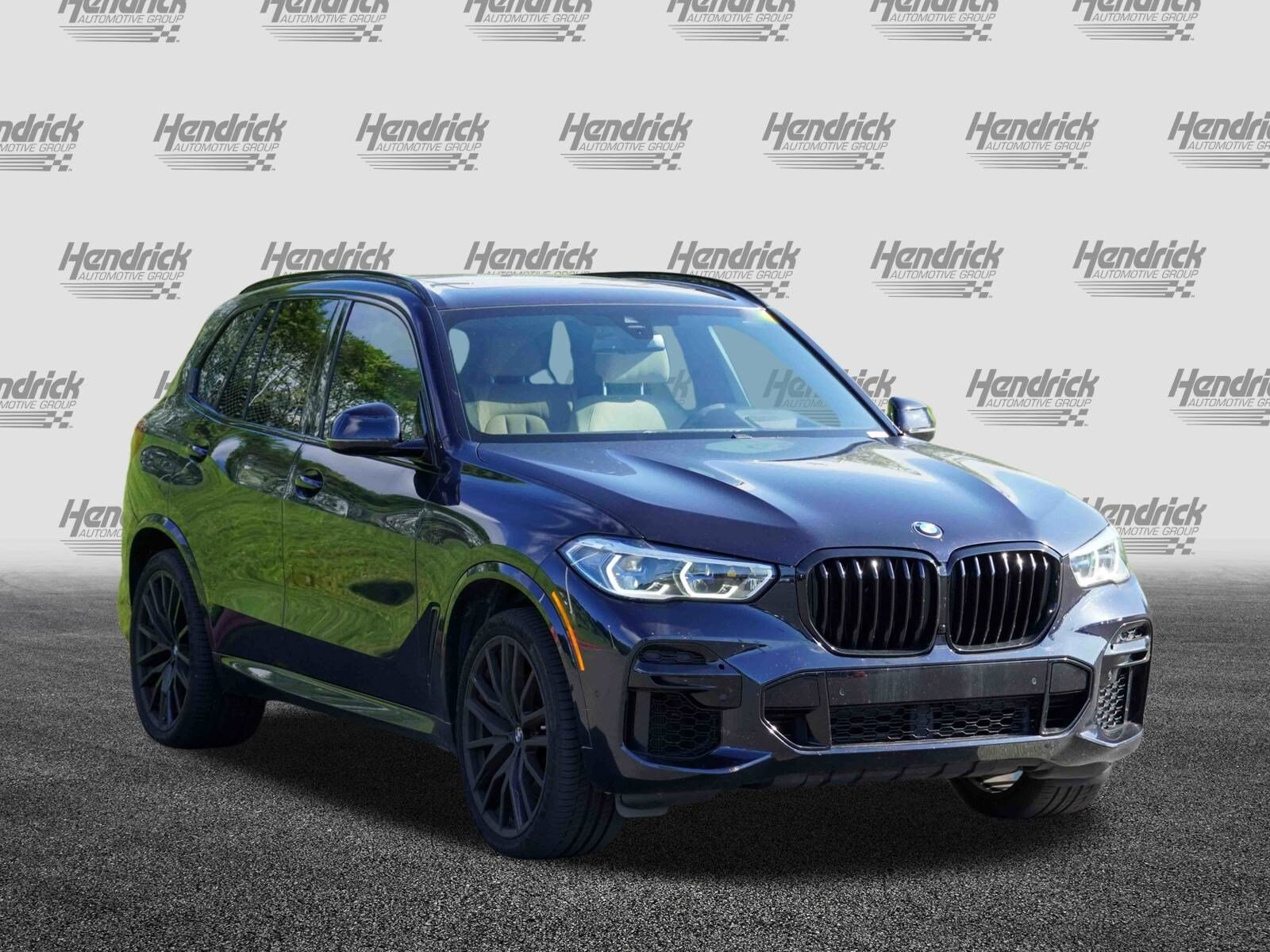 Certified 2022 BMW X5 M50i with VIN 5UXJU4C0XN9K17181 for sale in Charlotte, NC