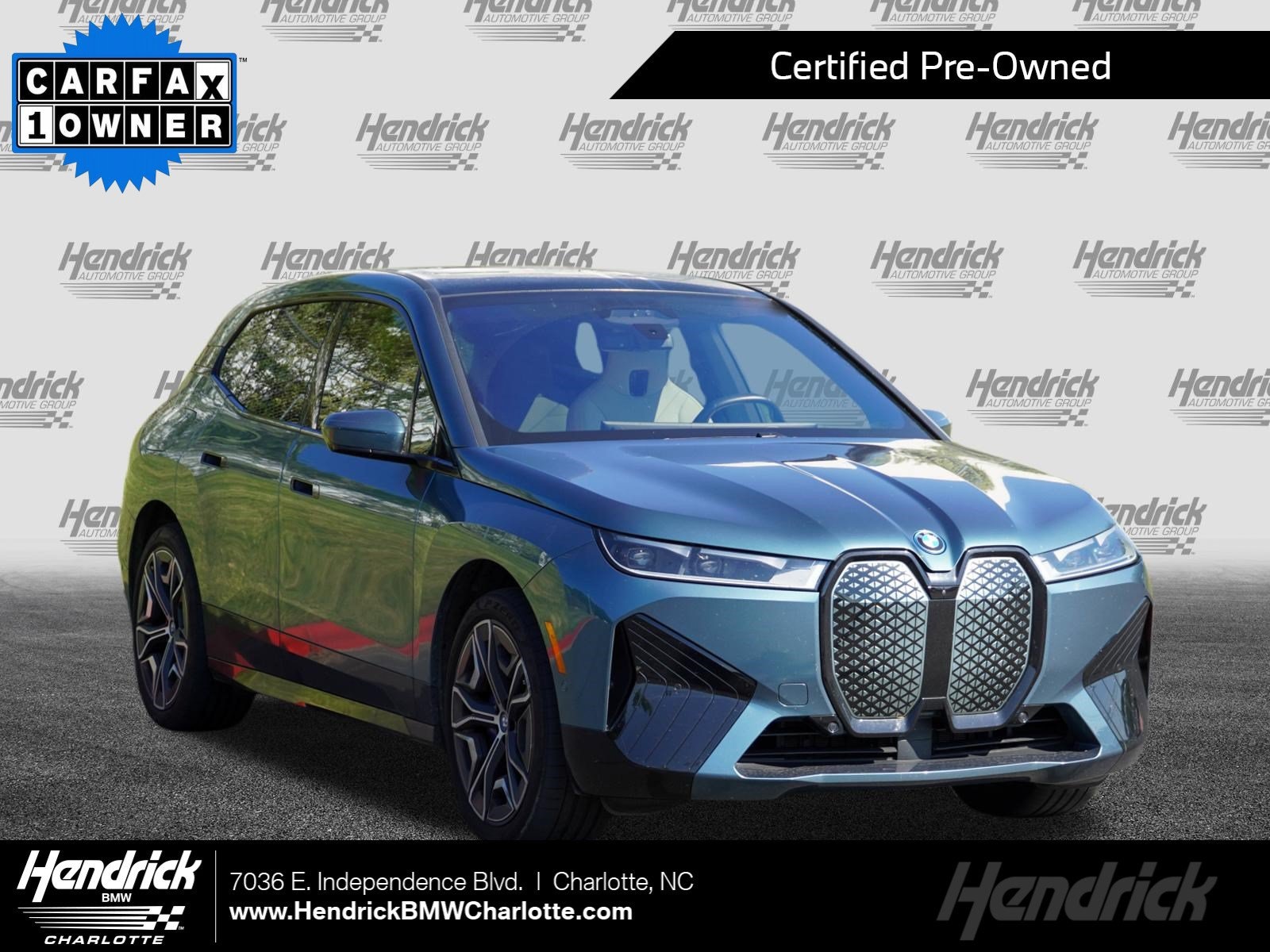 Certified 2024 BMW iX Base with VIN WB523CF08RCP16788 for sale in Charlotte, NC