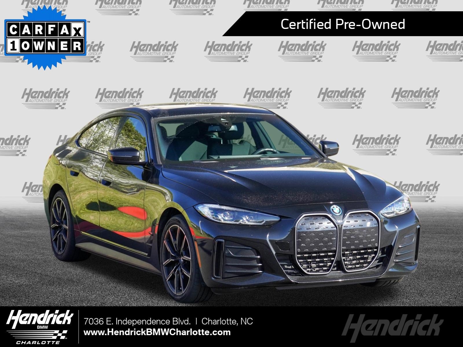 Certified 2023 BMW i4 40 with VIN WBY73AW00PFR17013 for sale in Charlotte, NC