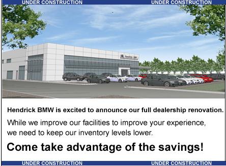 Renovation Sale | Hendrick BMW