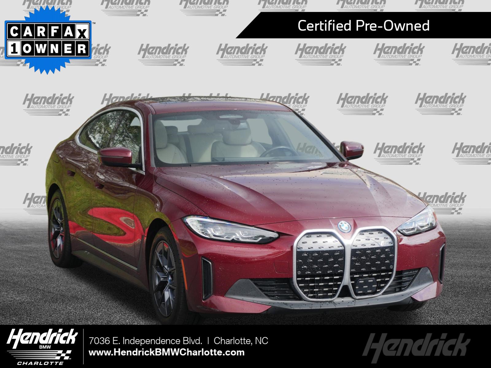 Certified 2024 BMW i4 40 with VIN WBY73AW03RFR68184 for sale in Charlotte, NC