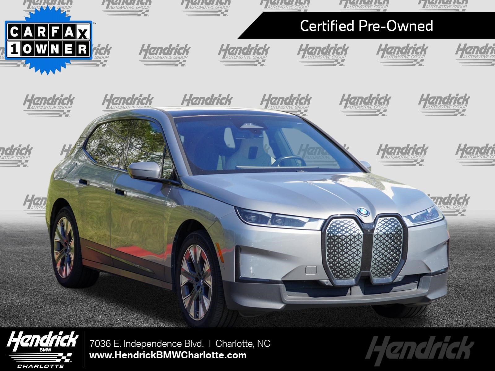 Certified 2024 BMW iX Base with VIN WB523CF01RCN87597 for sale in Charlotte, NC