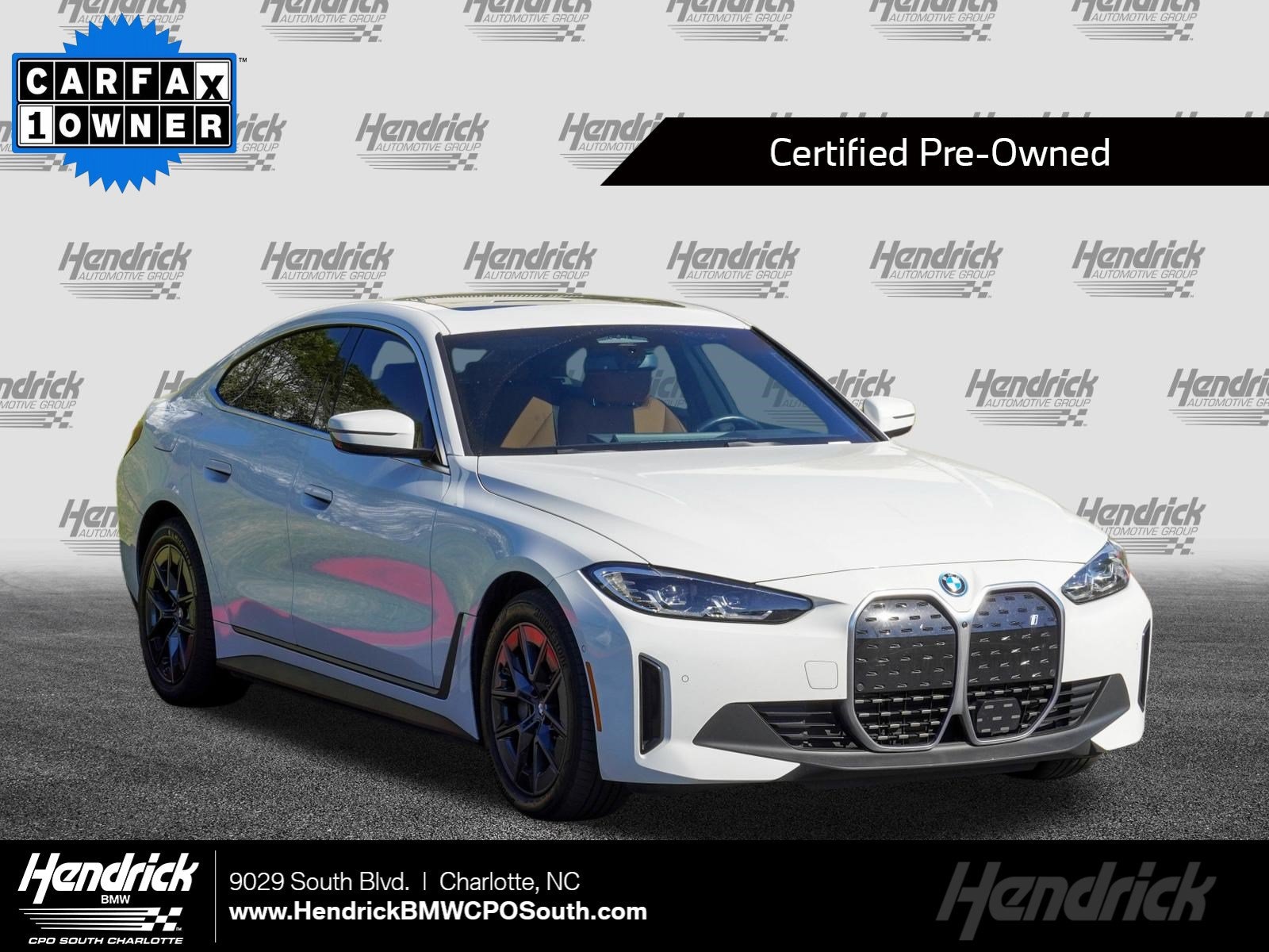 Certified 2024 BMW i4 35 with VIN WBY43AW02RFS09447 for sale in Charlotte, NC