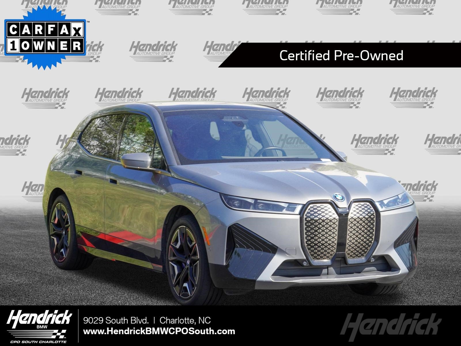 Certified 2024 BMW iX Base with VIN WB533CF0XRCP29143 for sale in Charlotte, NC